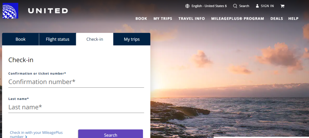 Airport check-in guide